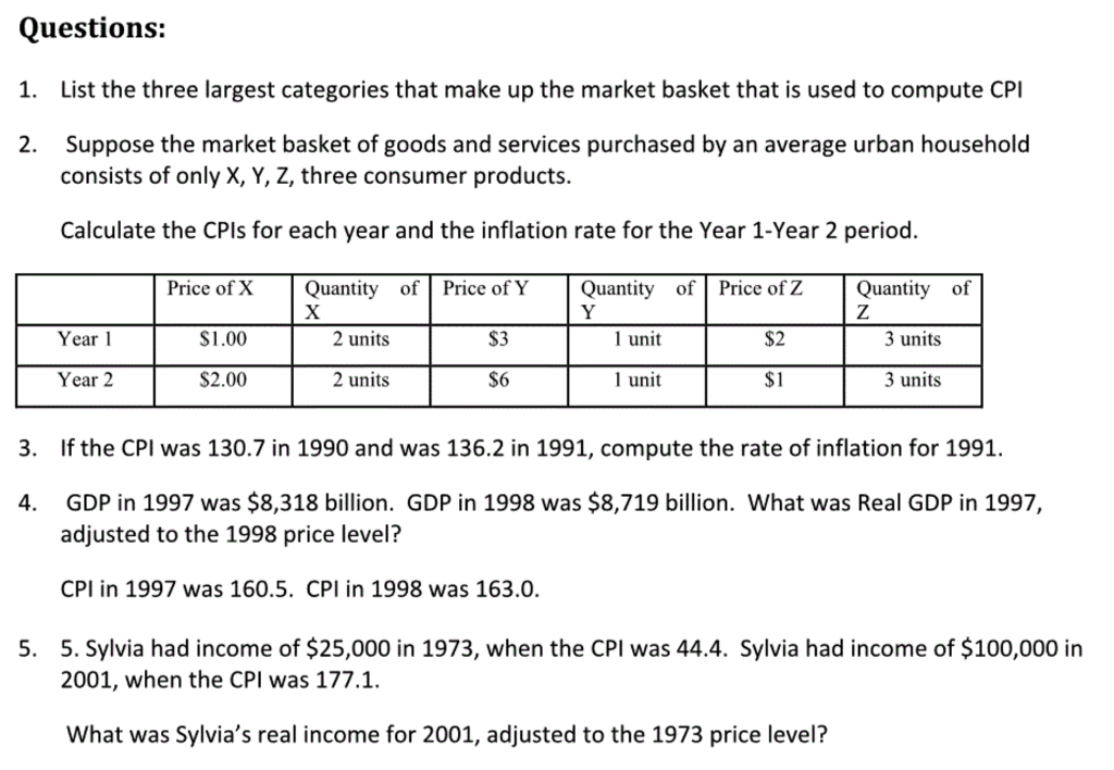 Solved Questions List the three largest categories that make