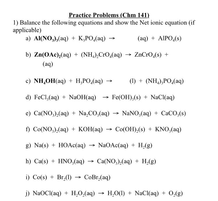 What Is A Net Ionic Equation Example