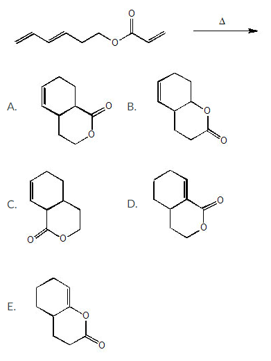 Solved In Intramolecular Diels Alder Reaction The Diene And 8213