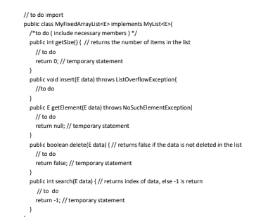 Solved Data Structures (Starter Ideas for Individual | Chegg.com