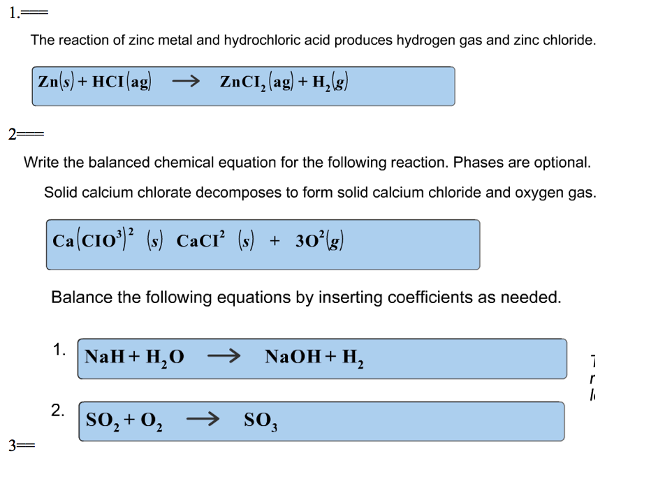 Ideal Balanced Chemical Equation Hcl And Naoh Equations Worksheet With Answers