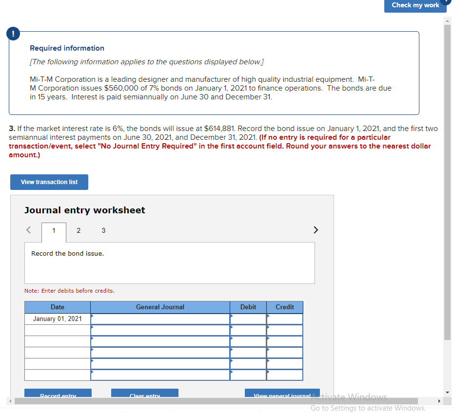 Solved Check my work ! Required information [The following | Chegg.com