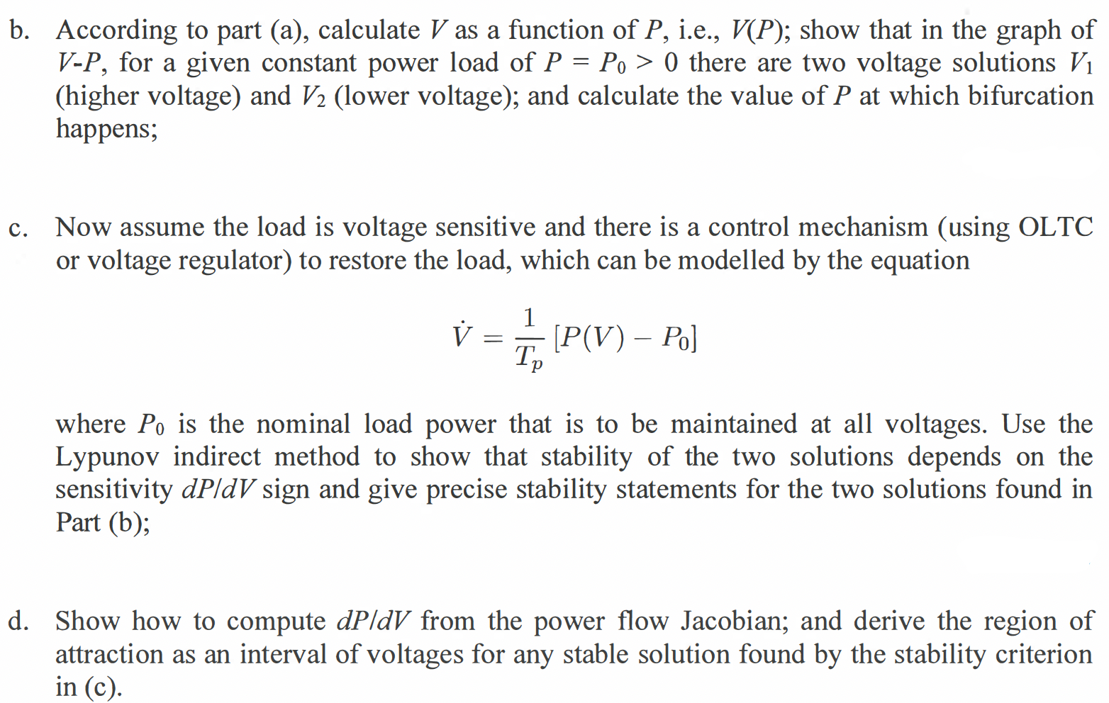 Consider the simple power system shown in Figure 2 | Chegg.com