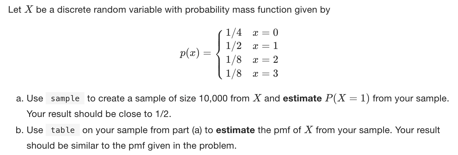 Solved This is a Statistics problem. Please code in R | Chegg.com