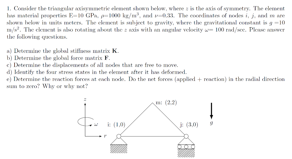 Solved Finite Element Analysis. Can someone help with parts