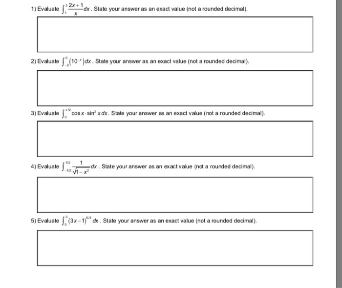 Solved Answer each of the problems. Make sure to show all | Chegg.com