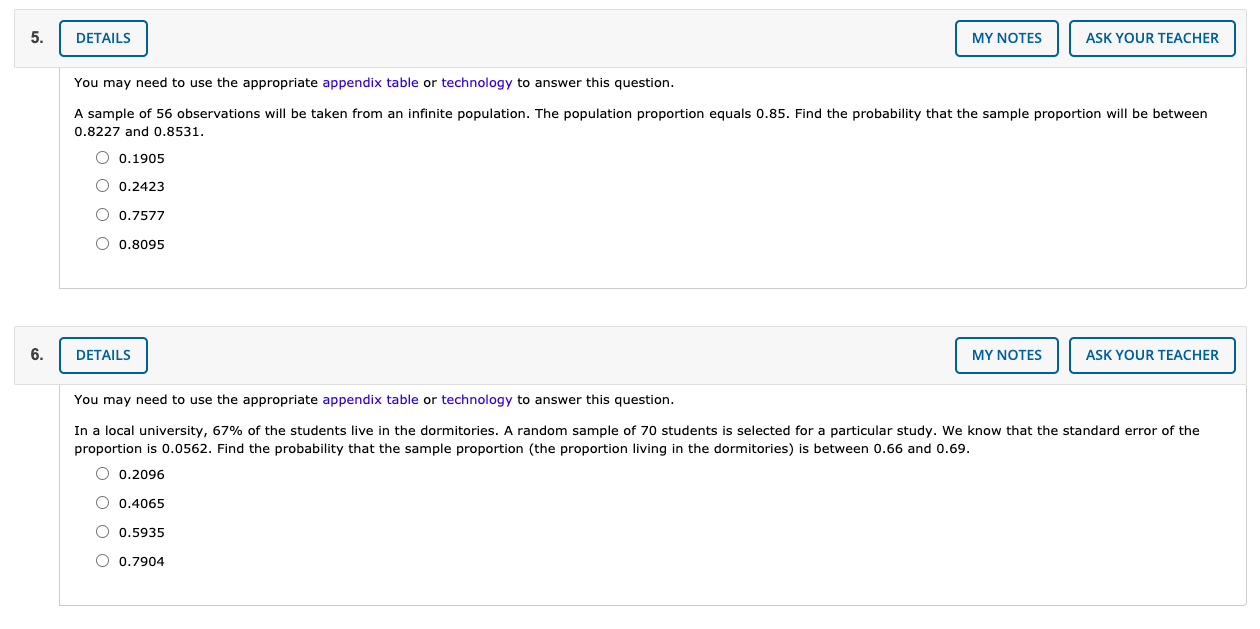 Solved 5 Details My Notes Ask Your Teacher You May Need Chegg Com