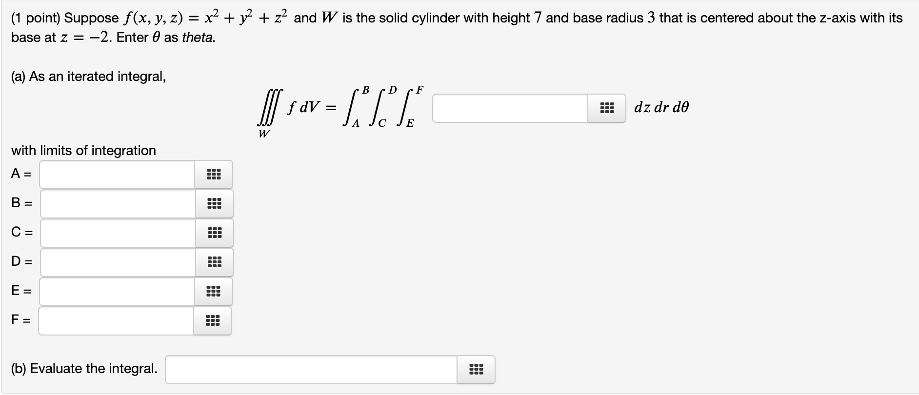 solved-1-point-suppose-f-x-y-z-x2-y2-z2-and-w-is-chegg