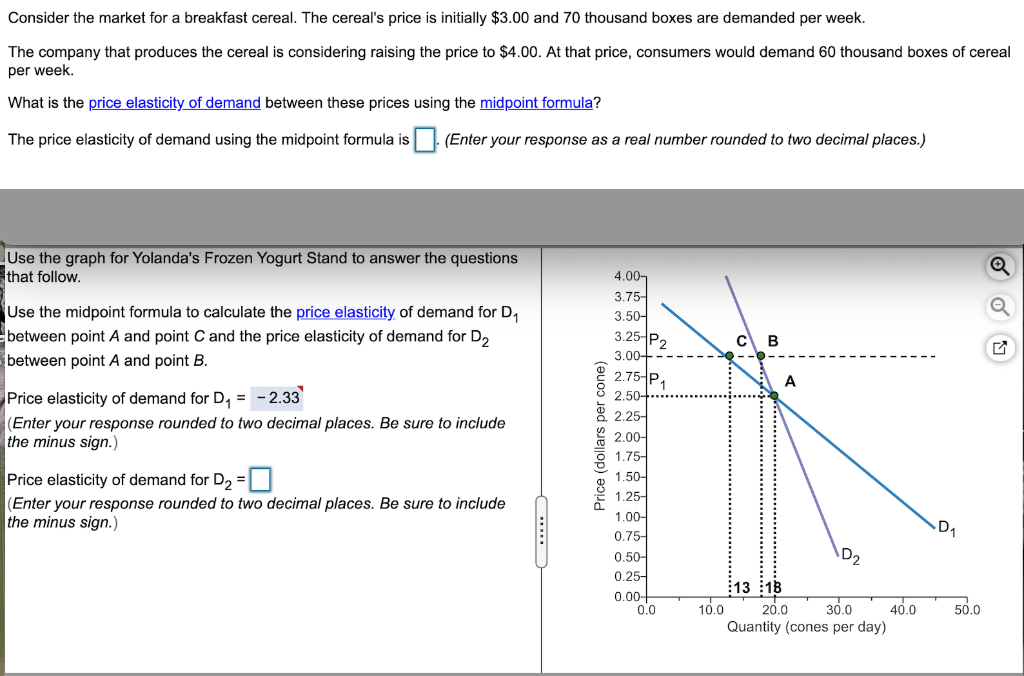 Solved Consider the market for a breakfast cereal. The