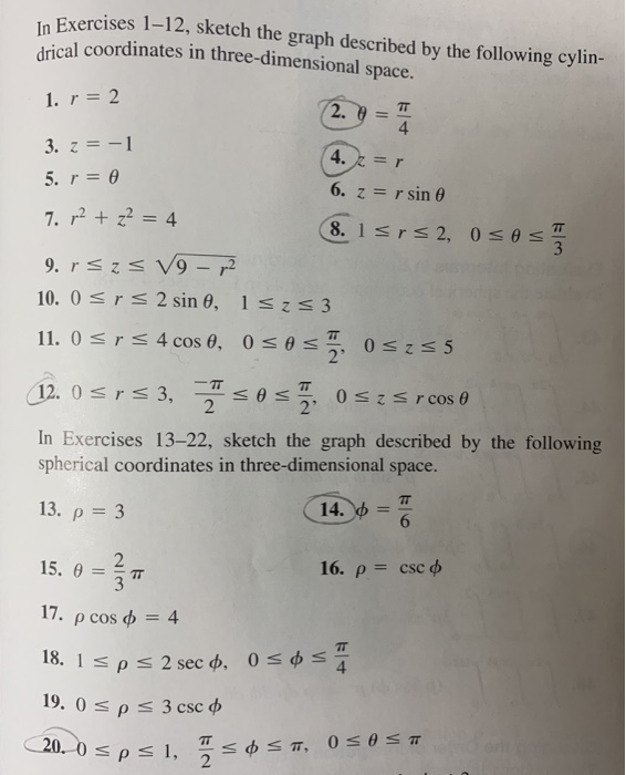 Solved in Exercises 1-12, sketch the graph described by the | Chegg.com