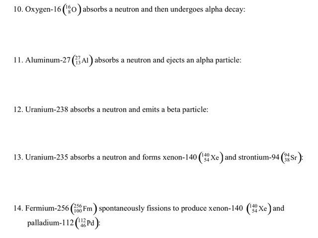 neutron of oxygen 16