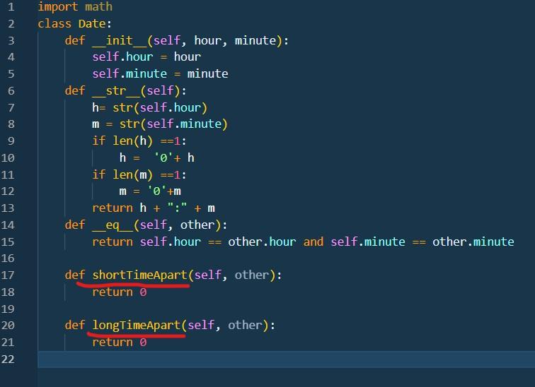 Solved WE CAN NOT USE THE BUILT IN PYTHON TIME CLASS | Chegg.com