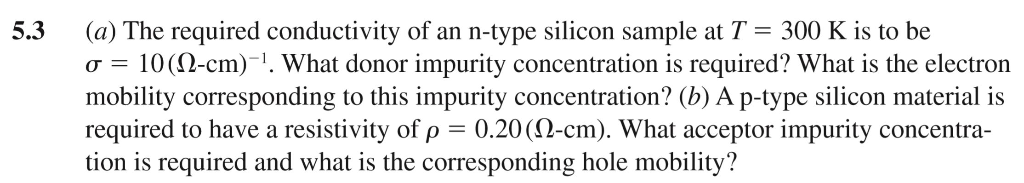 solved-5-3-a-the-required-conductivity-of-an-n-type-chegg