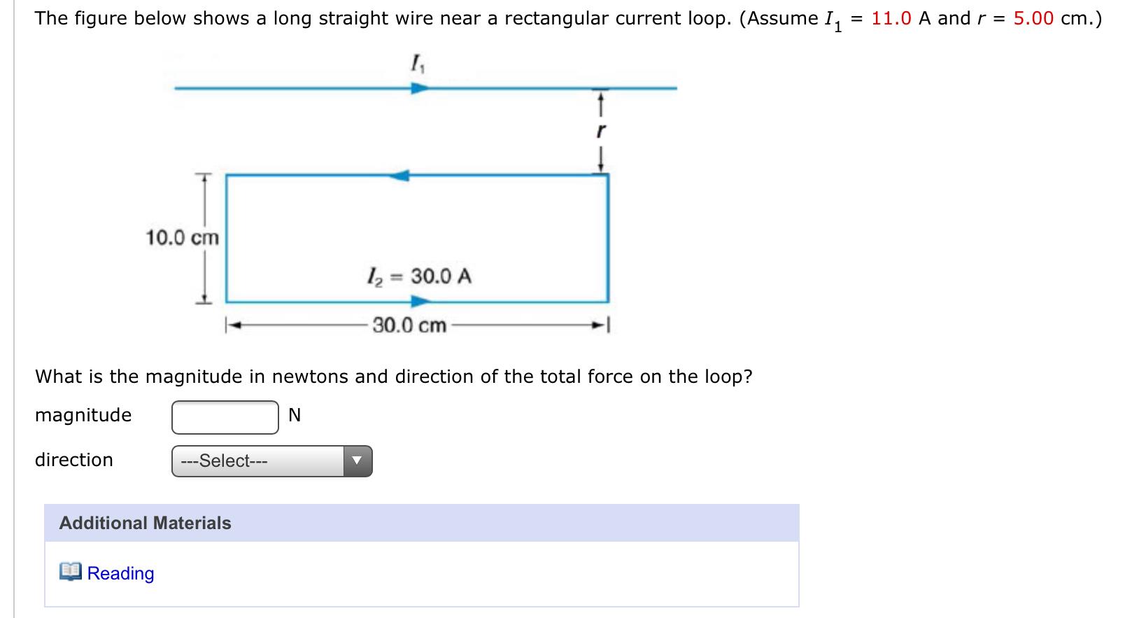 Solved The figure below shows a long straight wire near a | Chegg.com