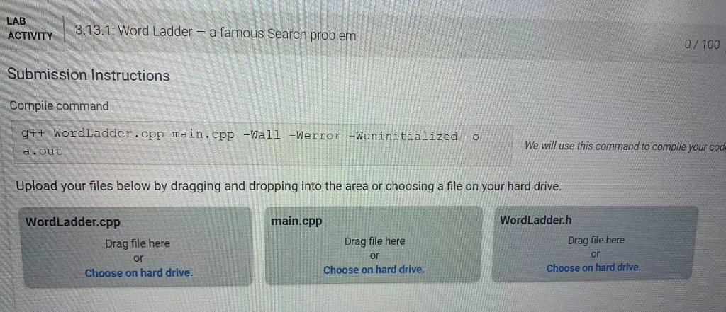 Solved Write a word ladder program. Word ladder is a fun and  Chegg.com
