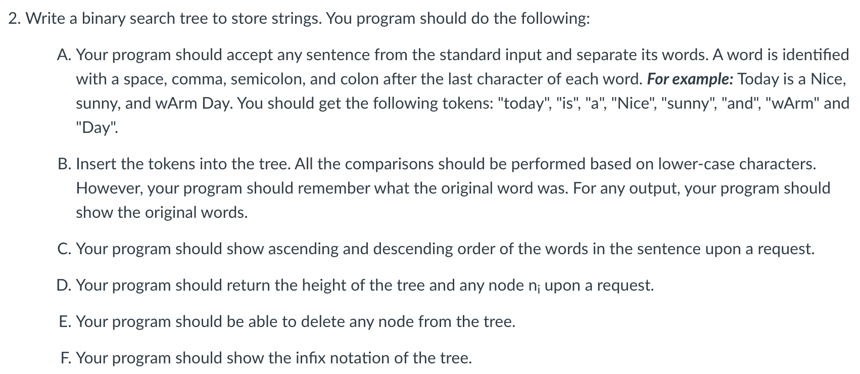 Solved In C++ Hello I need help with the following parts of | Chegg.com