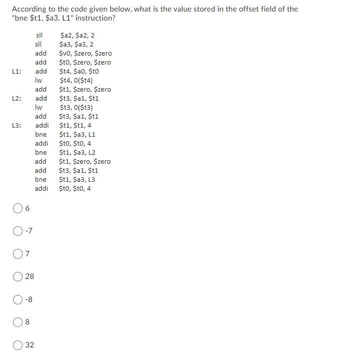 Solved According to the code given below, what is the value | Chegg.com