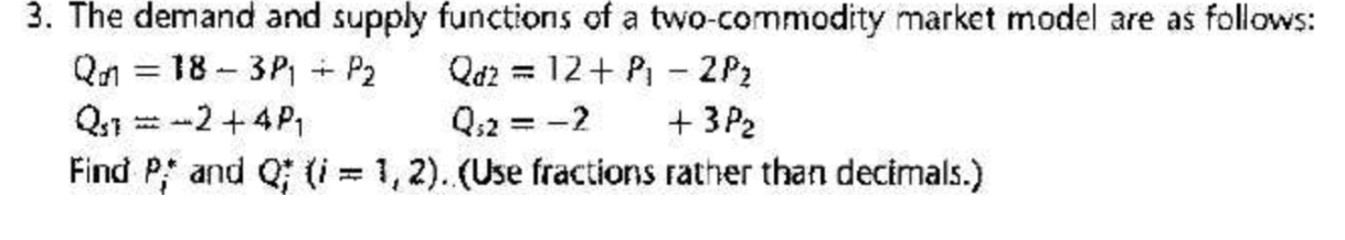 Solved 6. Find the equilibrium solution for each of the | Chegg.com