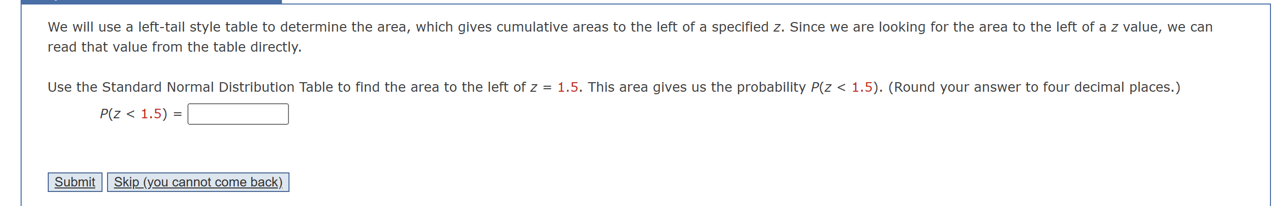 solved-we-will-use-a-left-tail-style-table-to-determine-the-chegg