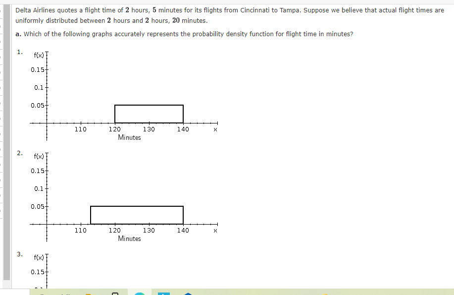 Solved Delta Airlines quotes a flight time of 2 hours, 5