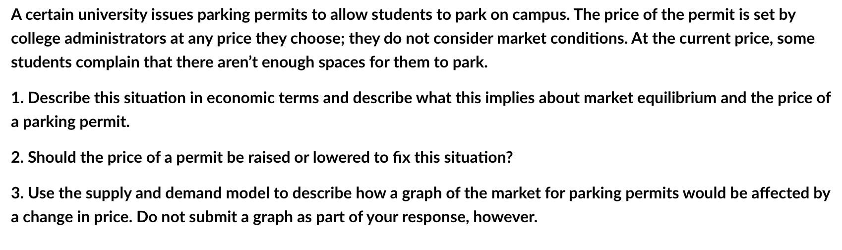 Solved A certain university issues parking permits to allow | Chegg.com