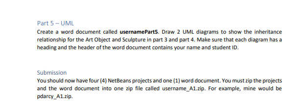 Solved Part 1 - Classes and objects Create a new Java | Chegg.com