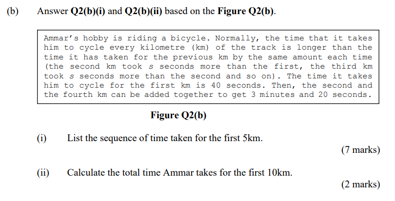 Solved Answer Q2(b) (i) And Q2 (b)(ii) Based On The Figure | Chegg.com