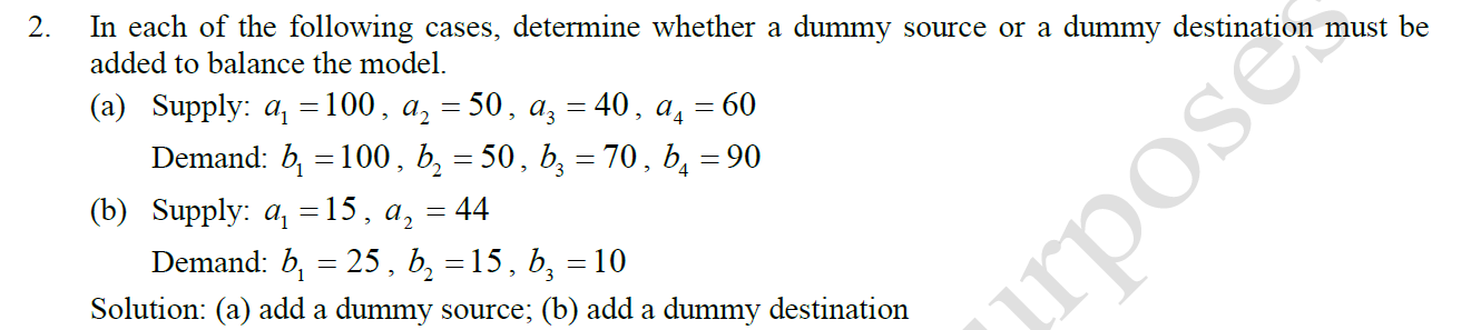 Solved 2. In Each Of The Following Cases, Determine Whether | Chegg.com