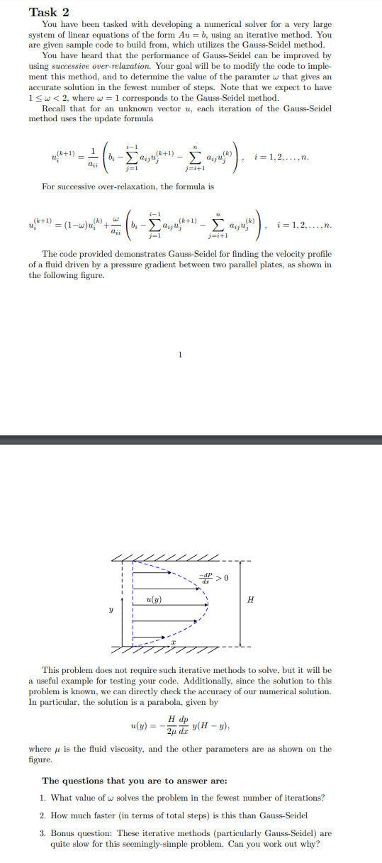 Solved Task 2You have been tasked with developing a | Chegg.com