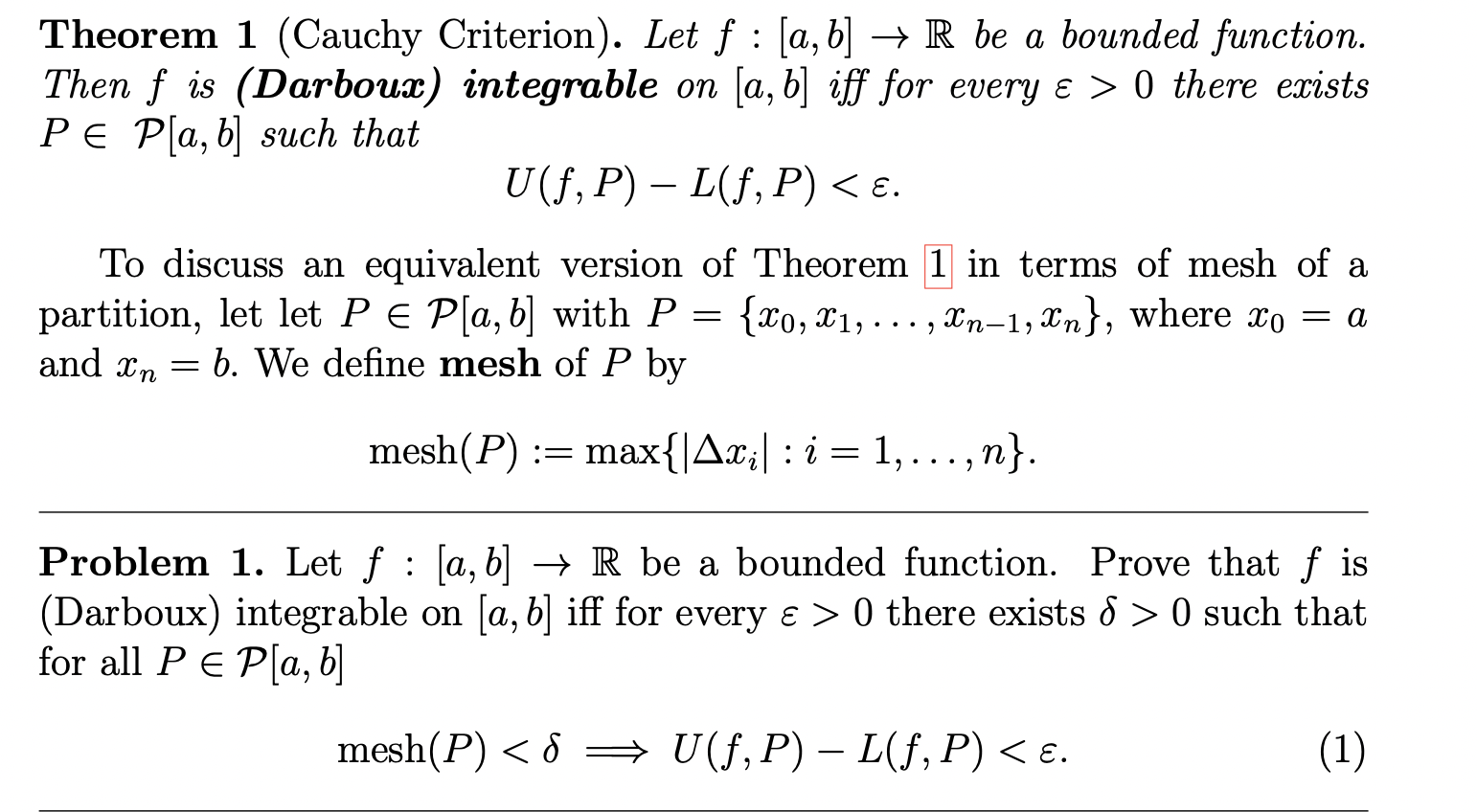 Solved Using theorem provided please solve problem 1 ﻿with | Chegg.com