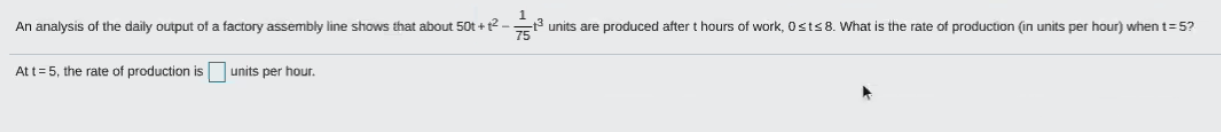 Solved An analysis of the daily output of a factory assembly | Chegg.com