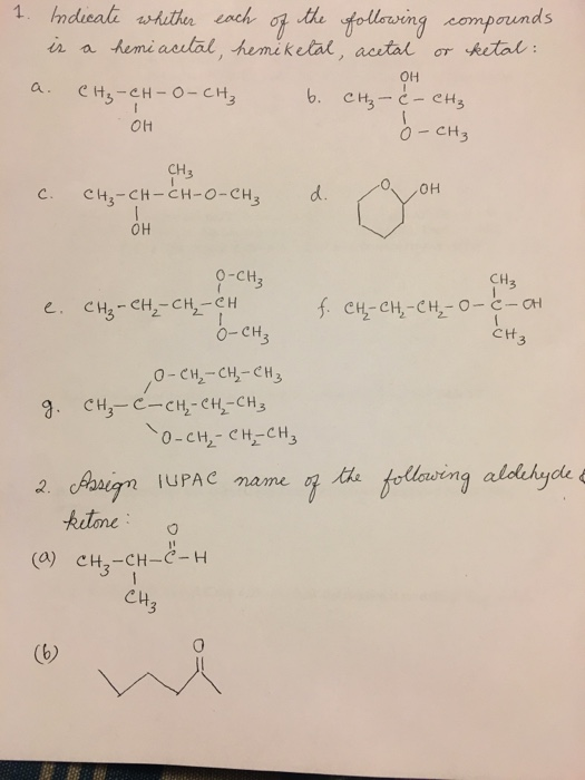 Solved indicate whether each of the following compounds is a | Chegg.com
