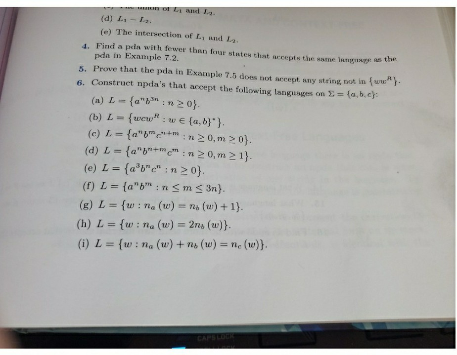 Solved Non Of L1 And L2 D L1 L2 E The Intersect Chegg Com