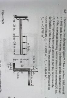 Solved 6.9 The cross section shown in Figure P69 has a | Chegg.com