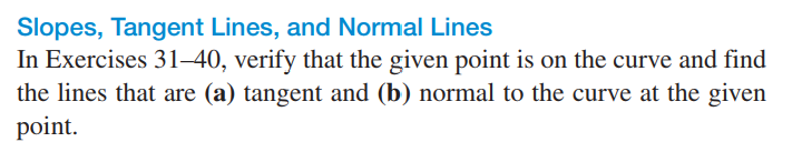 is dy dx the slope of the tangent line