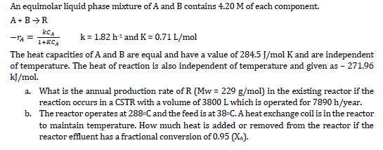 Solved An equimolar liquid phase mixture of A and B contains | Chegg.com