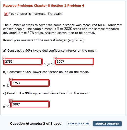 Solved Reserve Problems Chapter 8 Section 2 Problem 4 x Your | Chegg.com