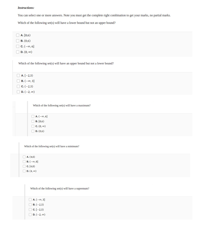 Solved Instructions: You can select one or more answers. | Chegg.com
