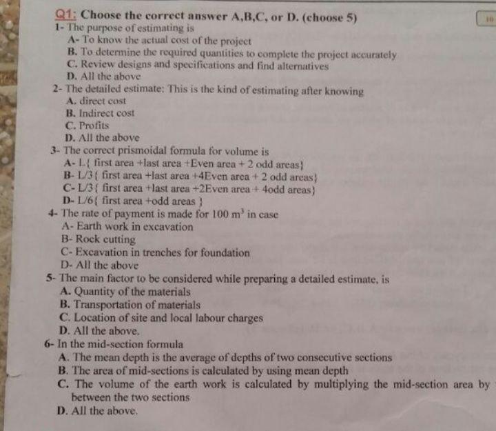 Choose the Best Answer ABC or D: Comprehensive Guide