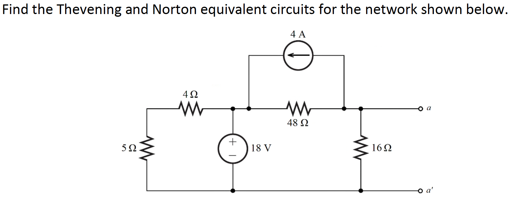 Solved Find the Thevening and Norton equivalent circuits for | Chegg.com