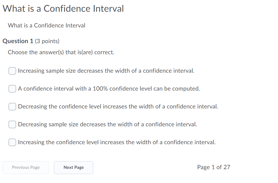 Confidence Interval Example Questionpro Solved What is a Confidence Interval What is a Confidence | Chegg.com