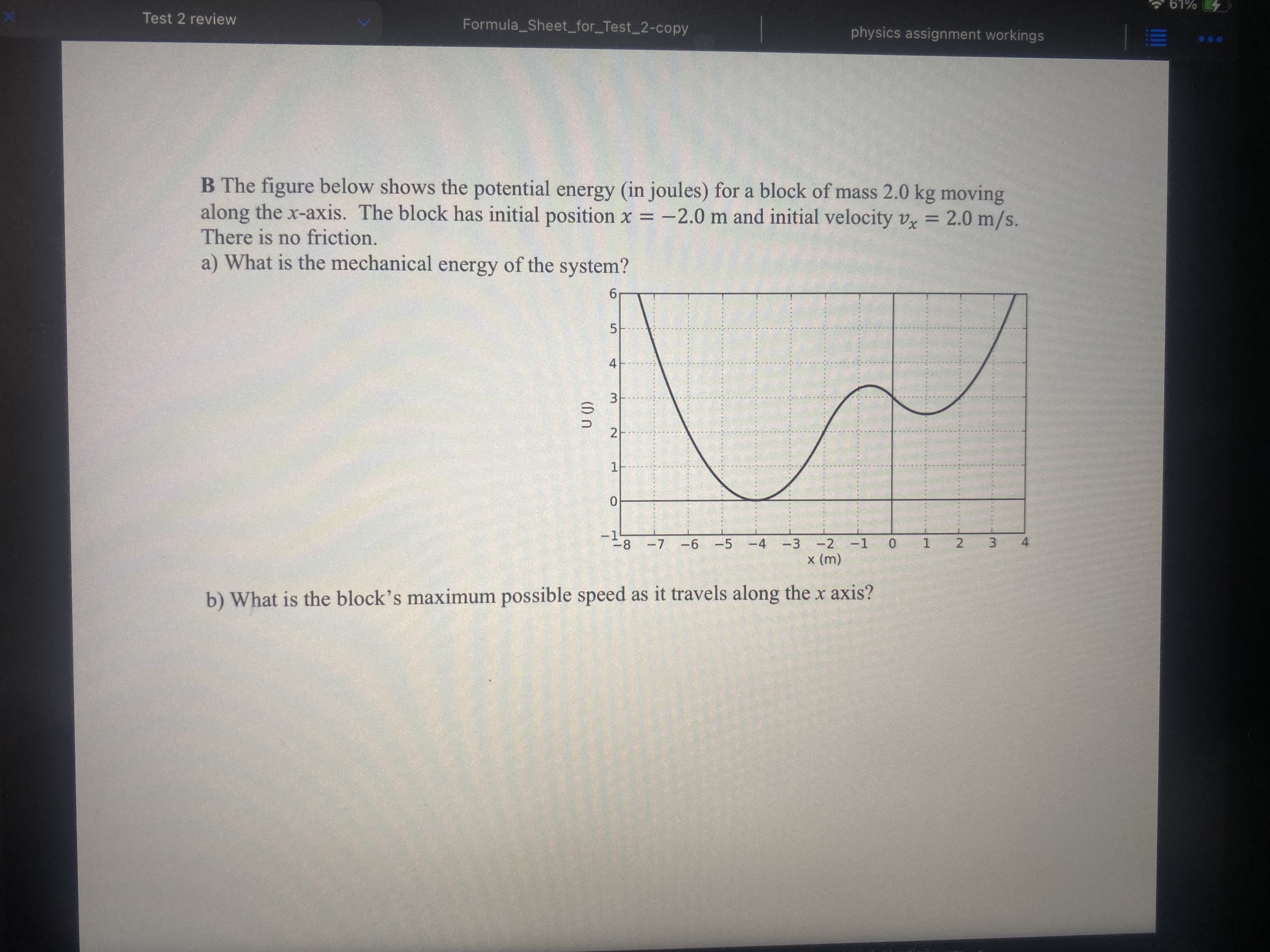 Solved Test 2 ﻿reviewFormula_Sheet_for_Test_2-copyphysics | Chegg.com