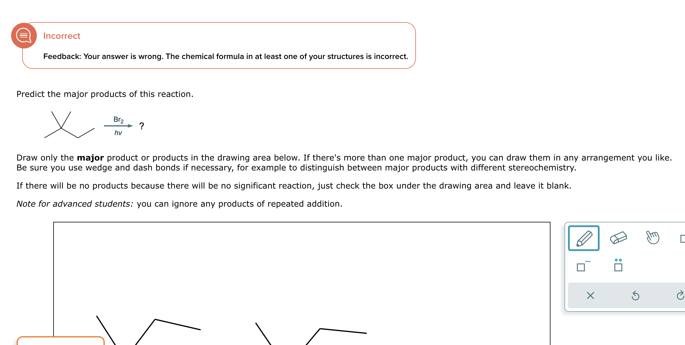 Solved Draw only the major product or products in the | Chegg.com