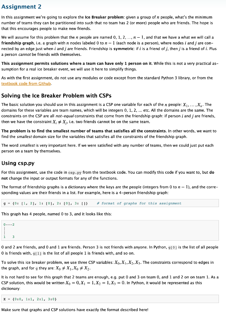 Assignment 2 In this assignment we're going to | Chegg.com