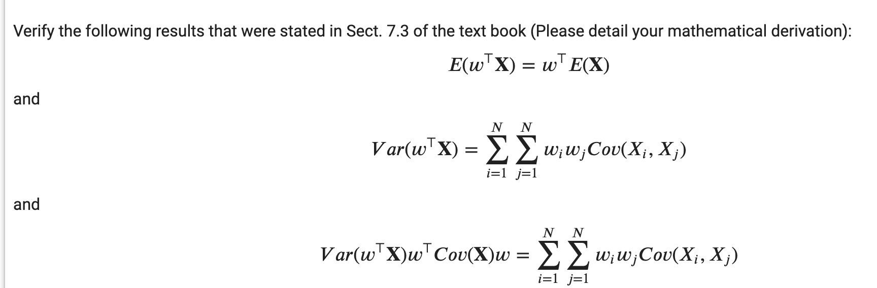 Solved Verify The Following Results That Were Stated In S Chegg Com