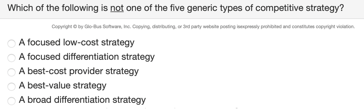 solved-for-all-types-of-competitive-strategies-success-in-chegg