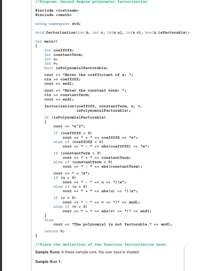 Solved Can someone please help me with this C++ programming | Chegg.com