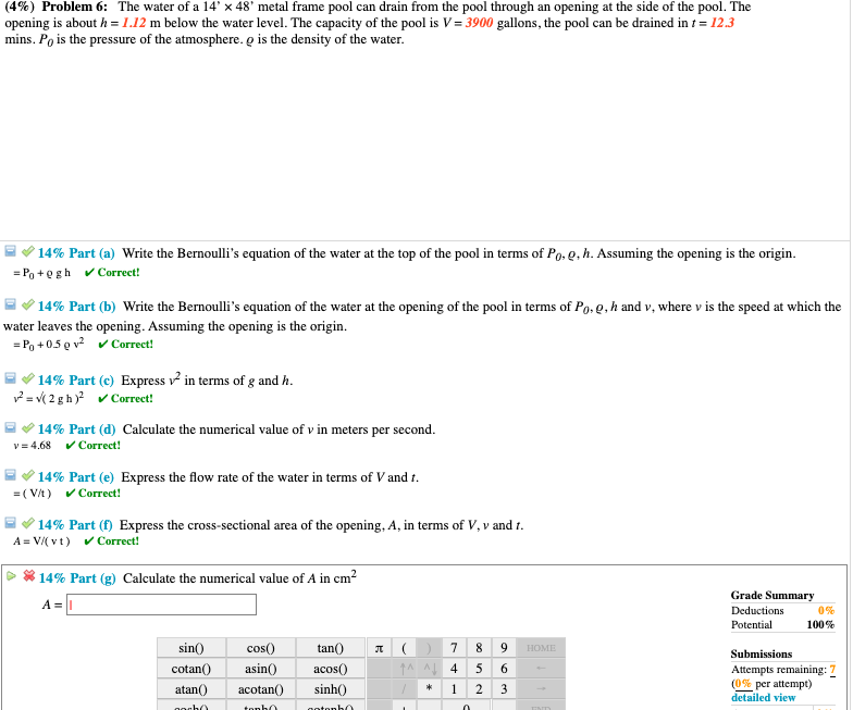 Solved 4 Problem 6 The Water Of A 14 X 48 Metal Fram Chegg Com