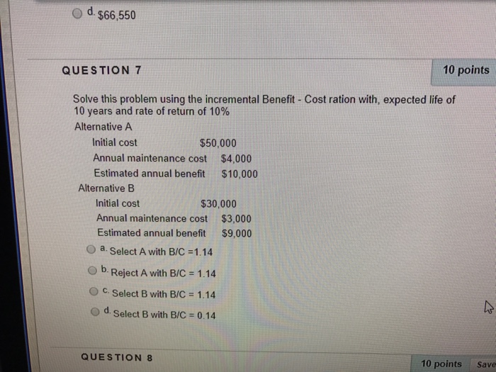 Solved Solve this problem using the incremental Benefit - | Chegg.com