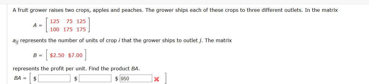 Solved A Fruit Grower Raises Two Crops, Apples And Peaches. | Chegg.com